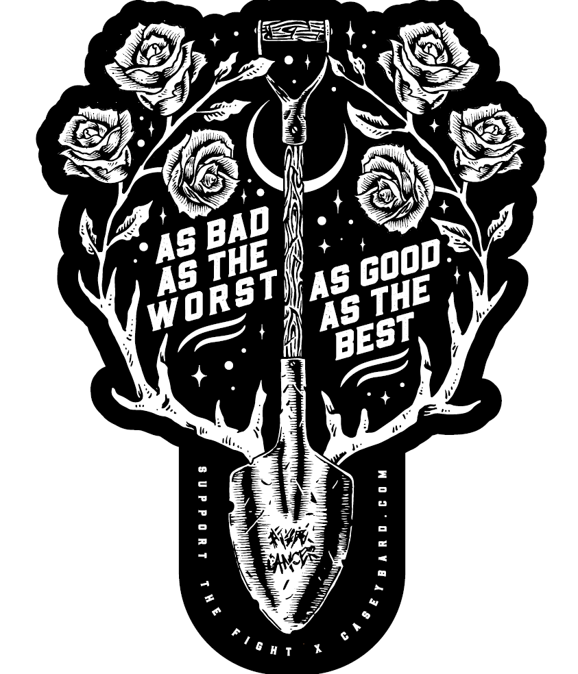 Support The Fight Stickers